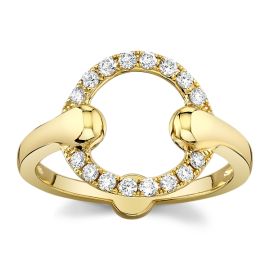 Doves 18k Yellow Gold Diamond Fashion Ring 1/4 ct. tw.