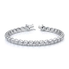 Eternalle Lab-Grown 14k White Gold Bracelet 10 ct. tw.
