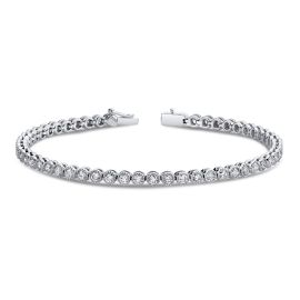 14k White Gold Diamond Bracelet 2 3/4 ct. tw.