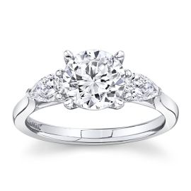 Gabriel & Co. 14k White Gold Diamond Engagement Ring Setting 3/8 ct. tw.