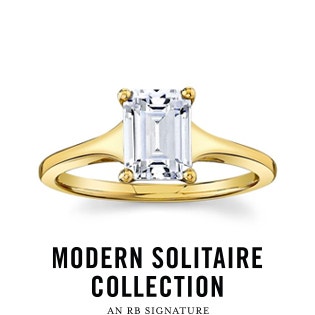 Modern Solitaire Engagement Rings And Wedding Bands