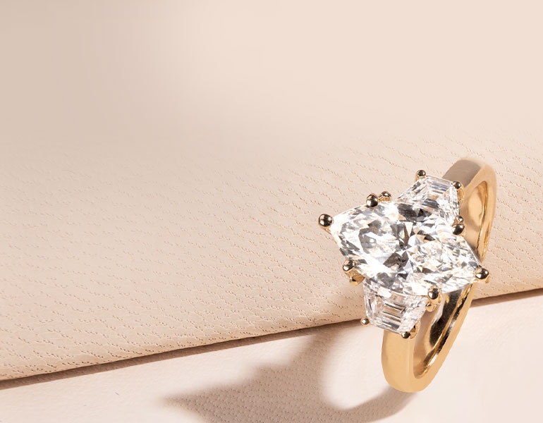 Marquise Cut Engagement rings