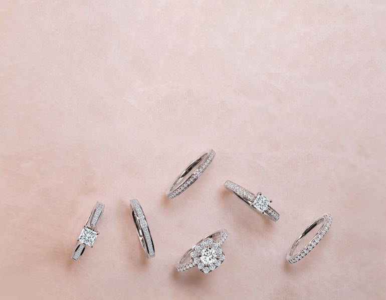 Assortment of wedding sets